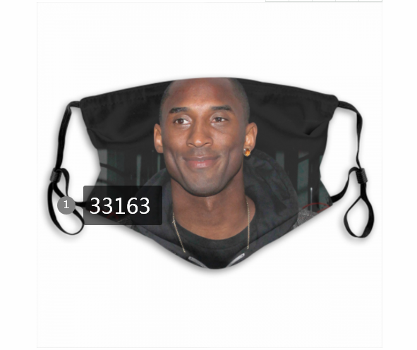 2021 NBA Los Angeles Lakers 24 kobe bryant 33163 Dust mask with filter